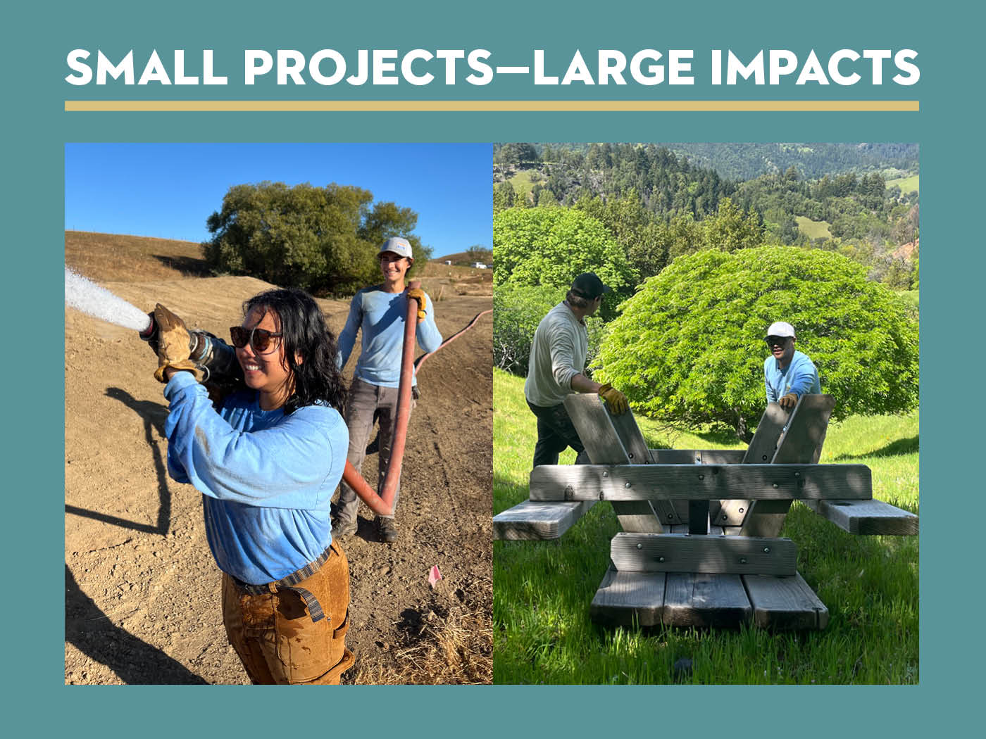 Small projects with large impacts