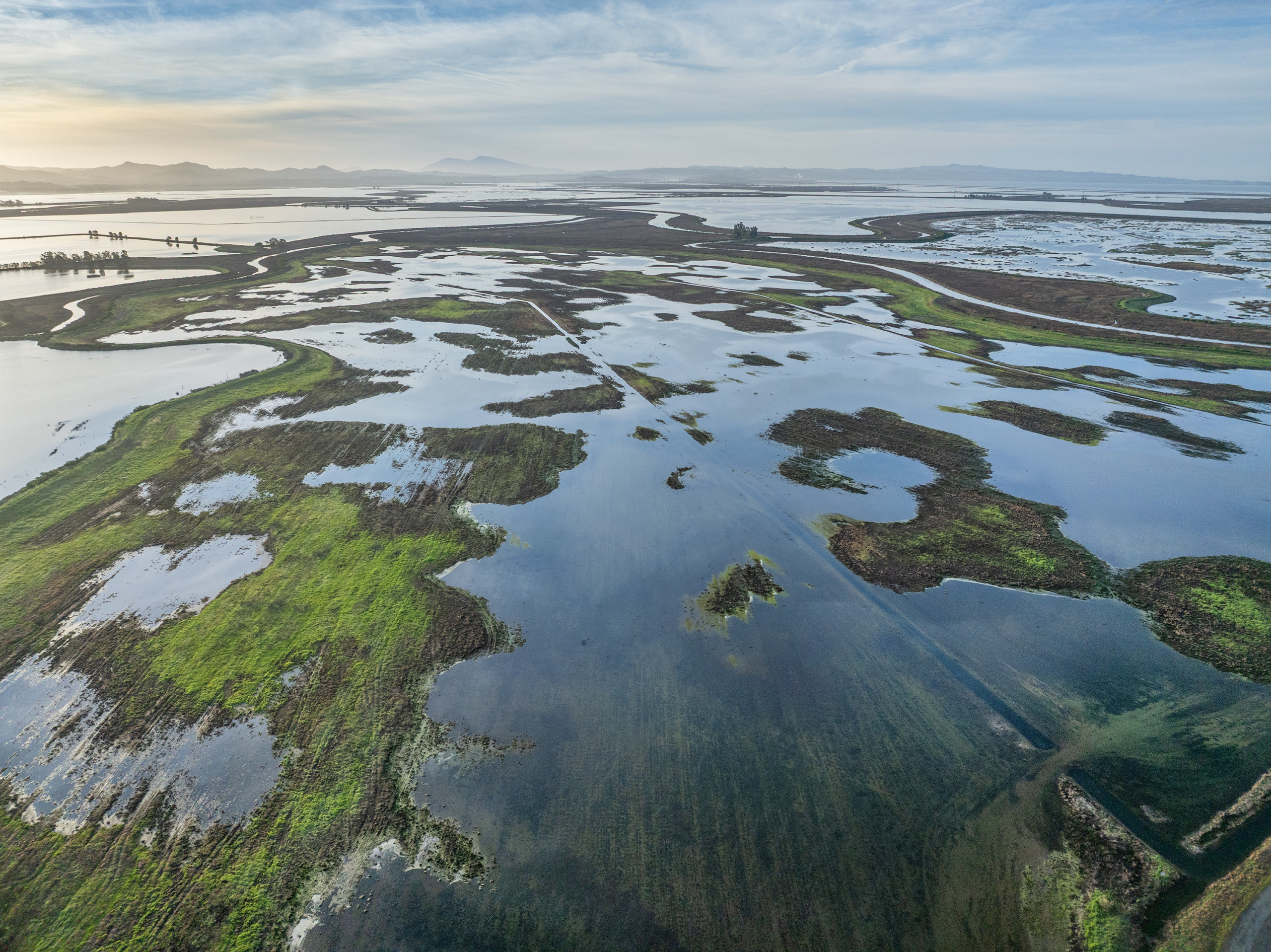 Aerial view of Camp Five.