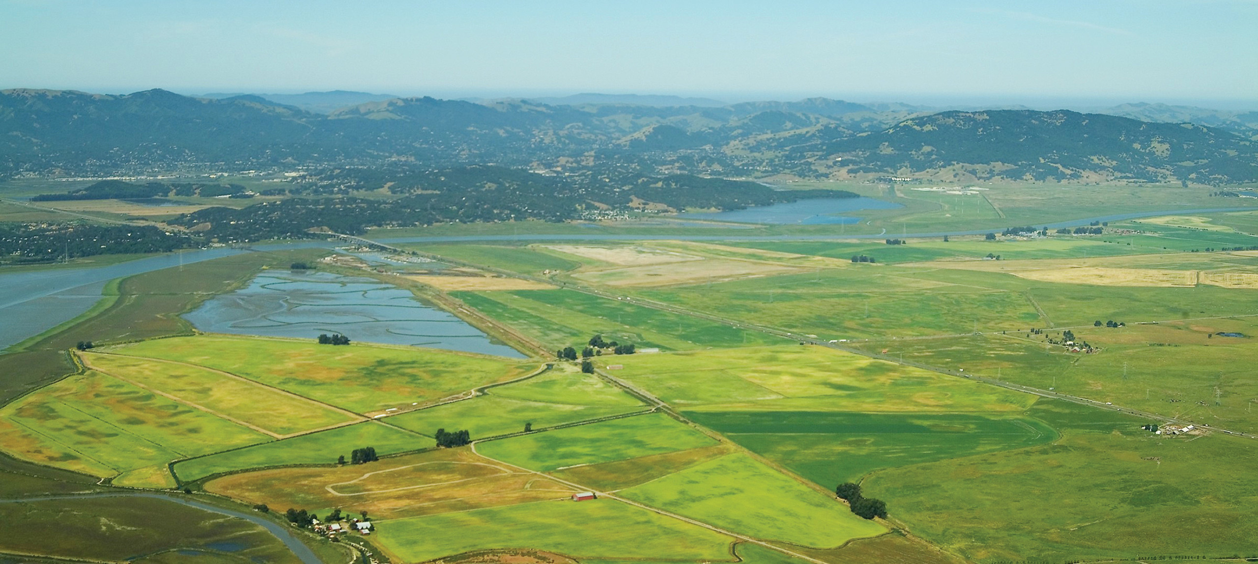 Aerial view of Leonard Ranch