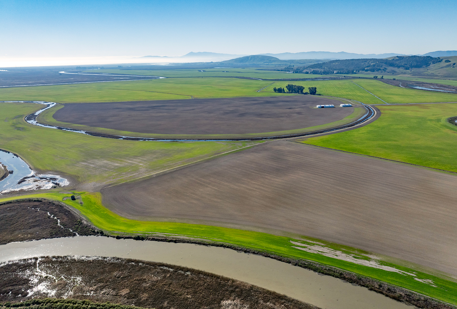 Aerial view of Camp Three