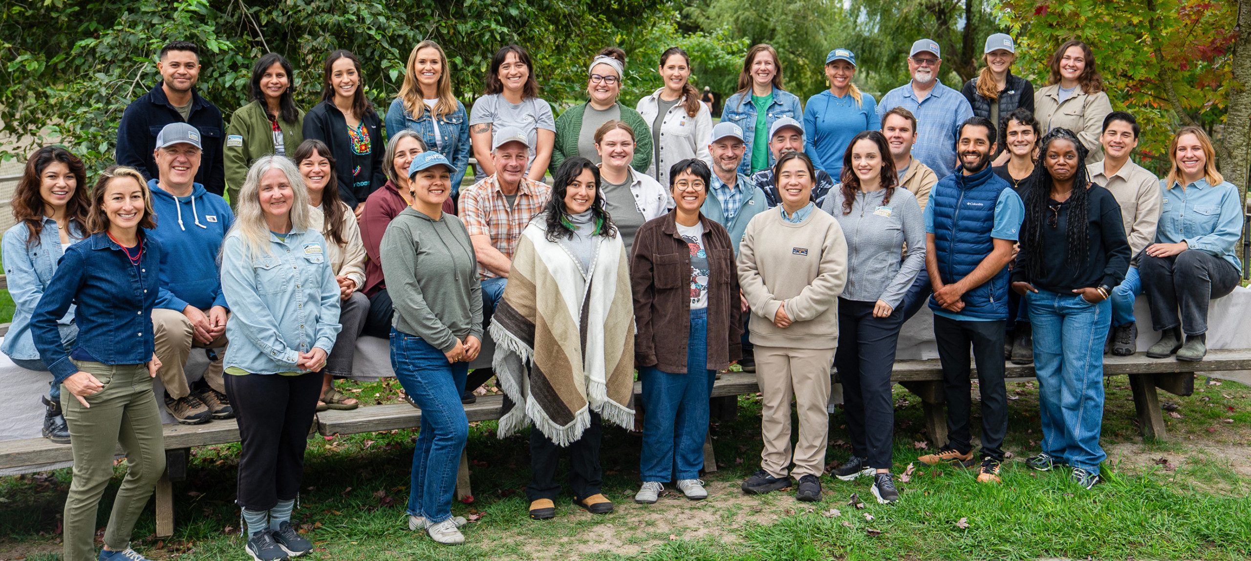 Sonoma Land Trust staff gathered for a group photo