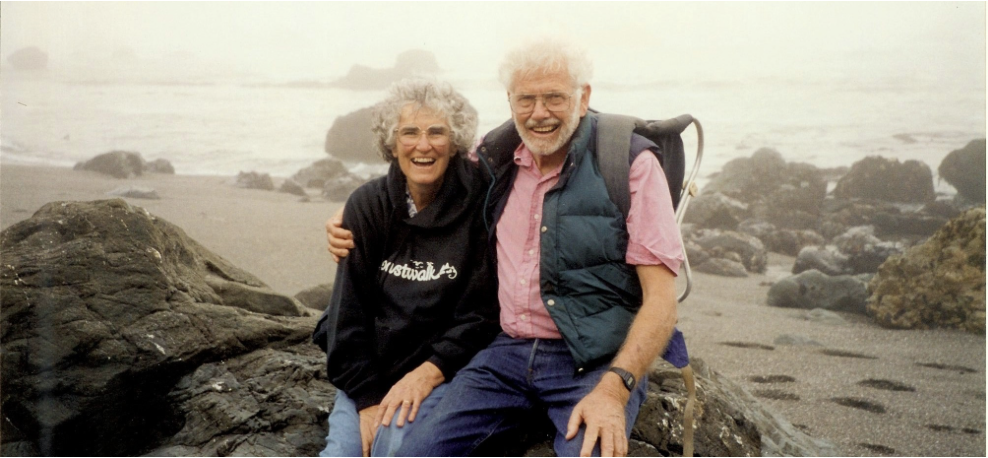 Lucy and Bill Kortum at the coast