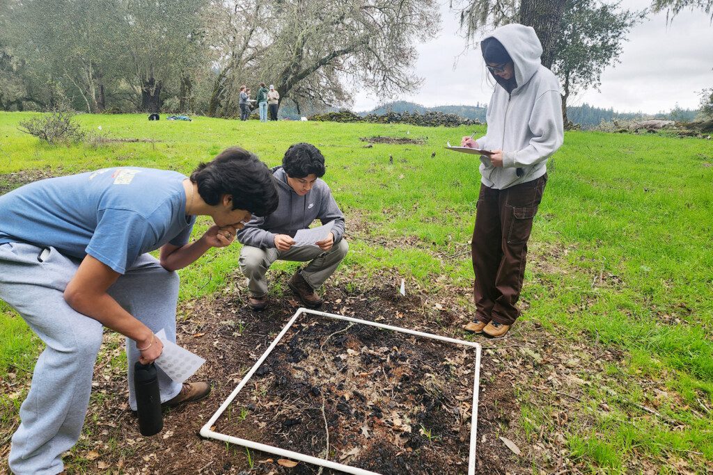 Conservation Council members working on the land.