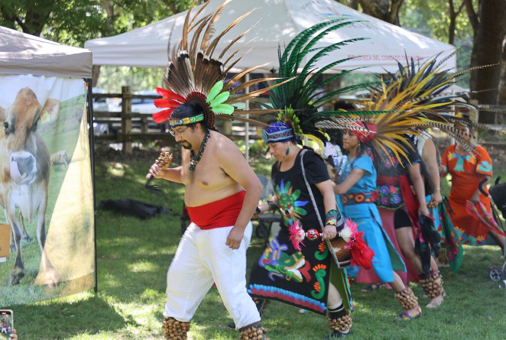 Danza Xantotl performers at Child in the Wild event.