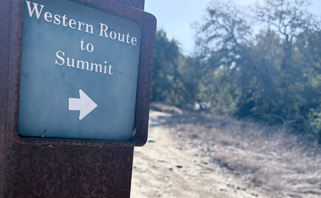 Taylor Mountain sign post.